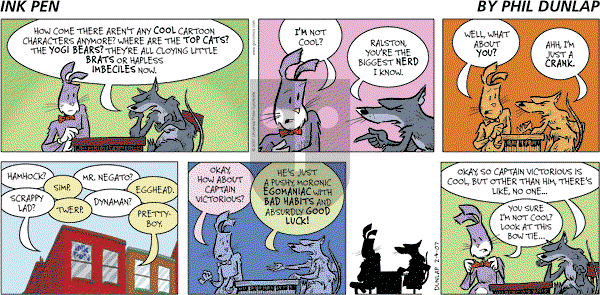 Ink Pen - Sunday February 4, 2007 Comic Strip