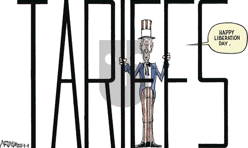 Robert Ariail - Friday April 4, 2025 Comic Strip