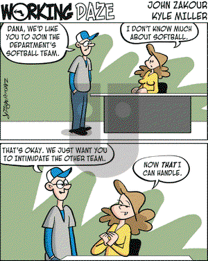 Working Daze on Wednesday July 19, 2006 Comic Strip