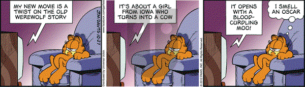 Garfield on Saturday October 27, 2012 Comic Strip