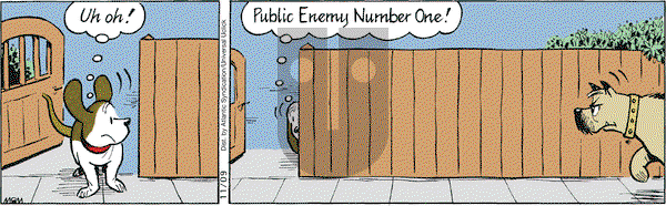 Fred Basset on Monday November 9, 2009 Comic Strip
