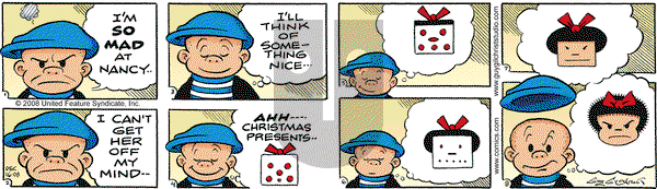 Nancy on Tuesday December 16, 2008 Comic Strip