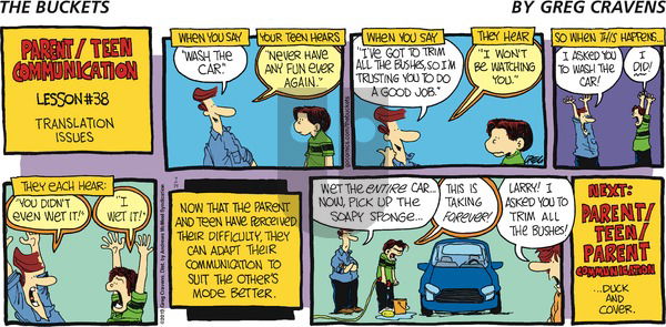 The Buckets on Sunday July 14, 2019 Comic Strip