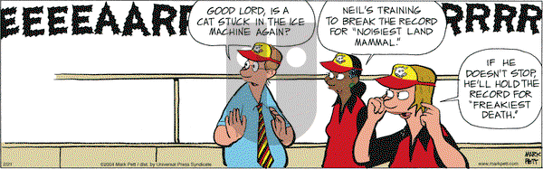 Lucky Cow on Saturday February 21, 2004 Comic Strip