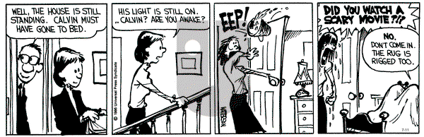 Calvin and Hobbes on Thursday July 11, 1991 Comic Strip