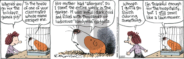 Cul de Sac on Thursday December 27, 2012 Comic Strip