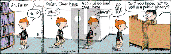 Cul de Sac on Monday July 6, 2009 Comic Strip