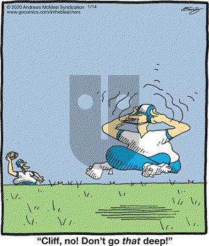 In the Bleachers on Tuesday January 14, 2020 Comic Strip