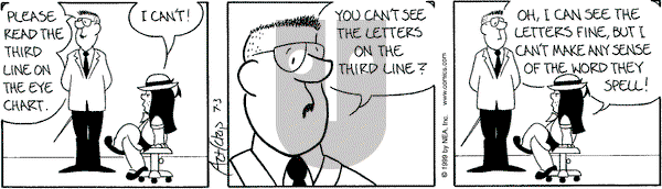 The Born Loser on Saturday July 3, 1999 Comic Strip