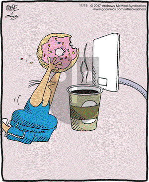 In the Bleachers on Saturday November 18, 2017 Comic Strip