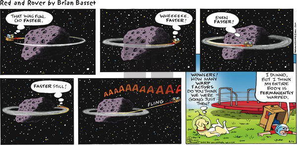 Red and Rover on Sunday August 4, 2013 Comic Strip