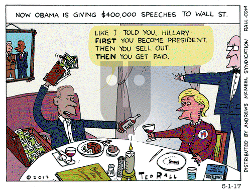 Ted Rall on Monday May 1, 2017 Comic Strip