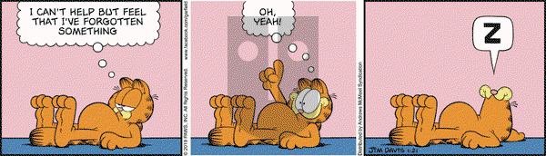 Garfield on Monday January 21, 2019 Comic Strip