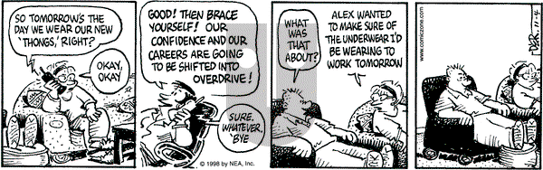 Betty on Wednesday November 4, 1998 Comic Strip
