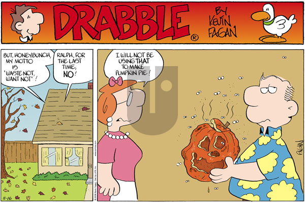 Drabble - Sunday November 16, 2008 Comic Strip