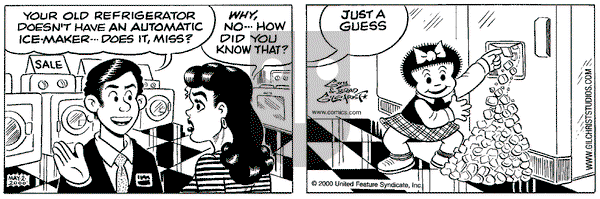 Nancy on Tuesday May 2, 2000 Comic Strip