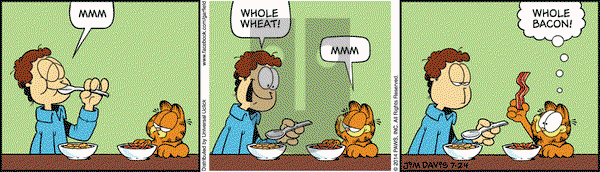 Garfield on Thursday July 24, 2014 Comic Strip
