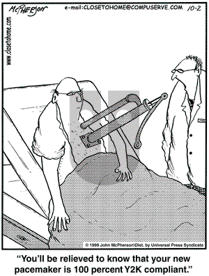 Close to Home on Saturday October 2, 1999 Comic Strip