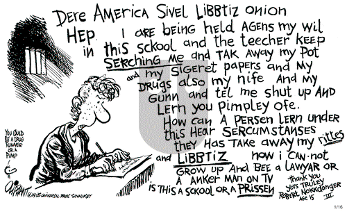 Pat Oliphant on Wednesday January 16, 1985 Comic Strip
