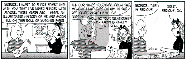 Luann on Monday January 20, 1997 Comic Strip