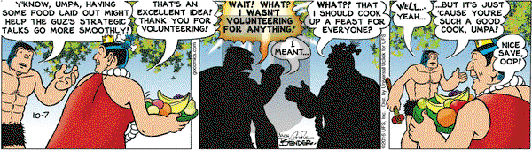 Alley Oop on Friday October 7, 2016 Comic Strip