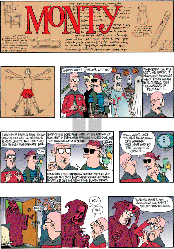 Monty on Sunday October 30, 2011 Comic Strip