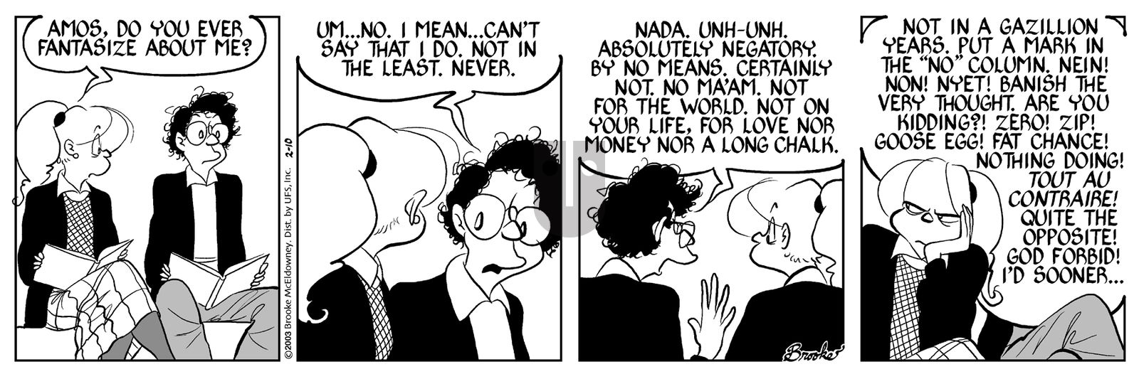 9 Chickweed Lane - Monday February 10, 2003 Comic Strip