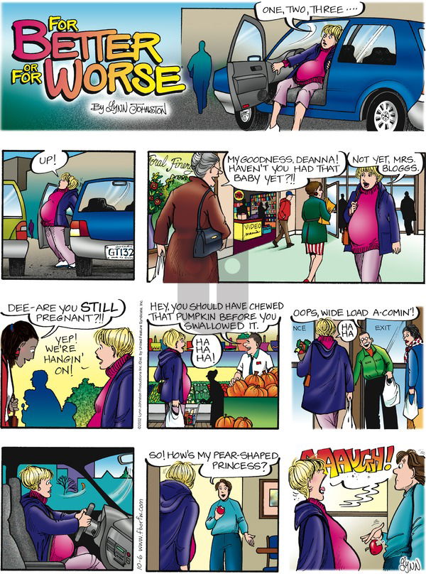 For Better or For Worse on Sunday October 6, 2002 Comic Strip