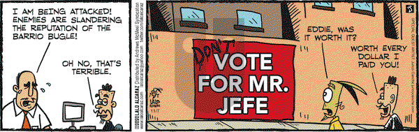 La Cucaracha on Saturday November 7, 2020 Comic Strip