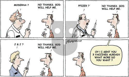 Robert Ariail on Tuesday April 27, 2021 Comic Strip