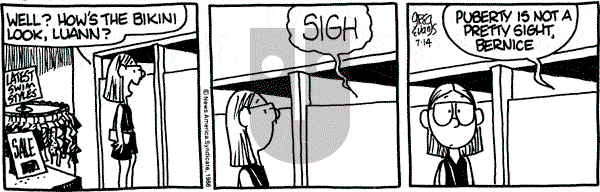 Luann on Monday July 14, 1986 Comic Strip