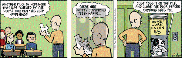 Pooch Cafe on Monday April 8, 2019 Comic Strip