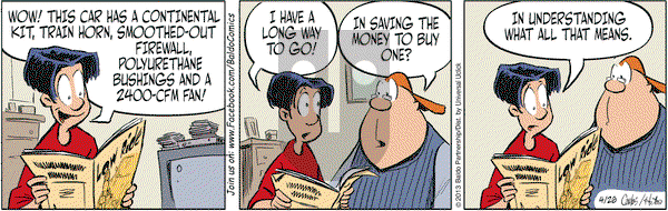 Baldo on Friday April 26, 2013 Comic Strip