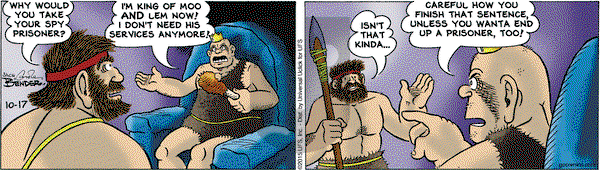 Alley Oop on Saturday October 17, 2015 Comic Strip