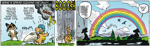 Over the Hedge on Friday April 28, 2017 Comic Strip