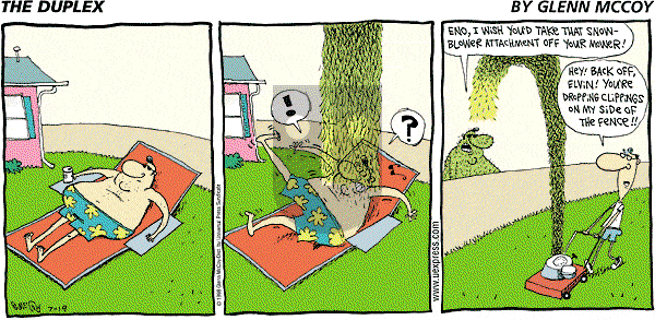 The Duplex on Tuesday August 3, 1999 Comic Strip