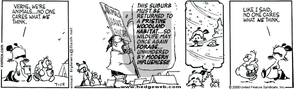 Over the Hedge on Friday July 14, 2000 Comic Strip