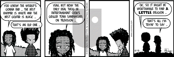 The Boondocks on Thursday January 20, 2011 Comic Strip