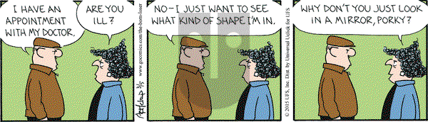 The Born Loser on Thursday March 5, 2015 Comic Strip