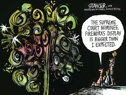 Jeff Stahler on Sunday July 1, 2018 Comic Strip