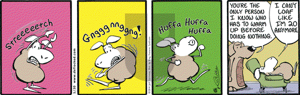 DeFlocked on Monday January 20, 2014 Comic Strip