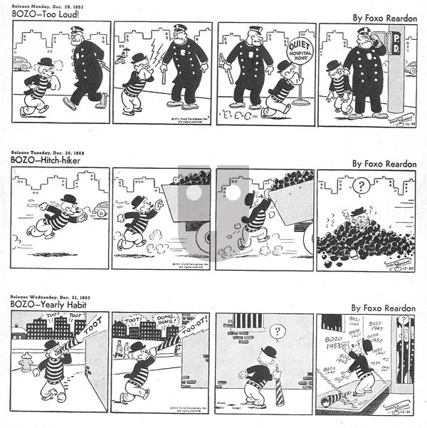 Bozo on Monday June 2, 2025 Comic Strip