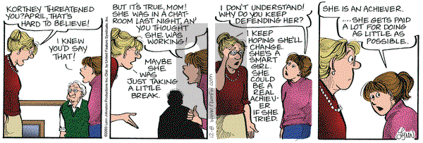 For Better or For Worse on Monday December 8, 2003 Comic Strip