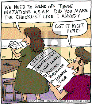 The Argyle Sweater - Saturday June 14, 2014 Comic Strip