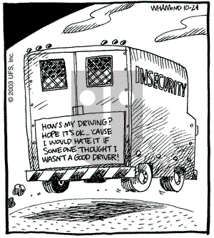 Reality Check on Friday October 24, 2003 Comic Strip
