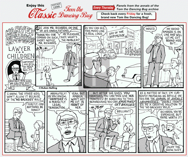 Tom the Dancing Bug on Thursday December 18, 2014 Comic Strip