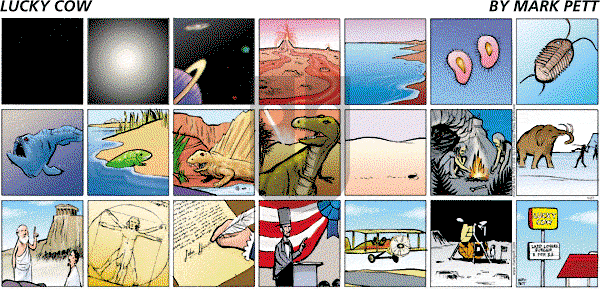 Lucky Cow on Sunday January 27, 2008 Comic Strip