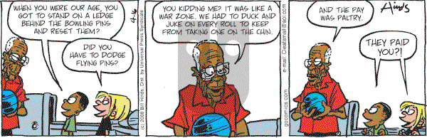 Cleats - Wednesday April 16, 2008 Comic Strip