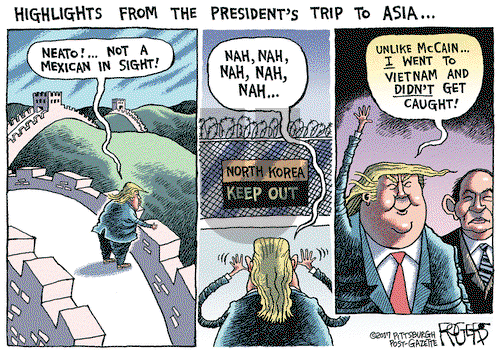 Rob Rogers on Thursday November 16, 2017 Comic Strip