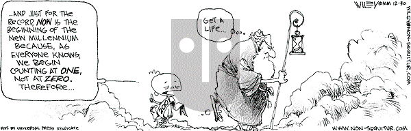 Non Sequitur on Saturday December 30, 2000 Comic Strip